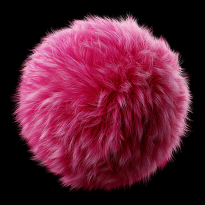 Pink Fluffy Sphere main preview
