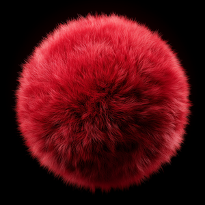Red Fluffy Sphere more variants