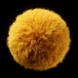Yellow Fluffy Sphere more variants